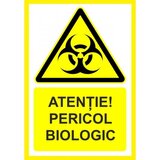 Placuta atentie pericol biologic